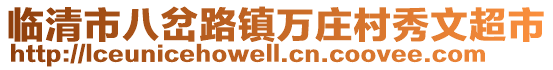 臨清市八岔路鎮(zhèn)萬莊村秀文超市