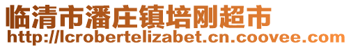 臨清市潘莊鎮(zhèn)培剛超市