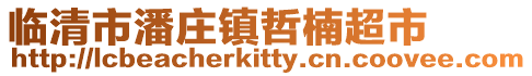 臨清市潘莊鎮(zhèn)哲楠超市