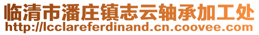 臨清市潘莊鎮(zhèn)志云軸承加工處
