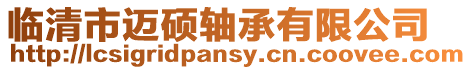 臨清市邁碩軸承有限公司
