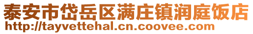 泰安市岱岳區(qū)滿莊鎮(zhèn)潤(rùn)庭飯店