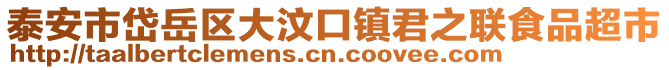 泰安市岱岳區大汶口鎮君之聯食品超市