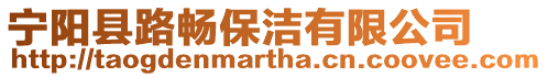 寧陽縣路暢保潔有限公司