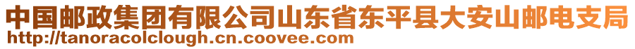 中國(guó)郵政集團(tuán)有限公司山東省東平縣大安山郵電支局