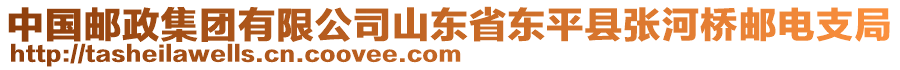 中国邮政集团有限公司山东省东平县张河桥邮电支局