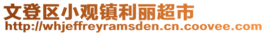 文登區(qū)小觀鎮(zhèn)利麗超市