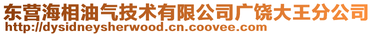 東營海相油氣技術有限公司廣饒大王分公司