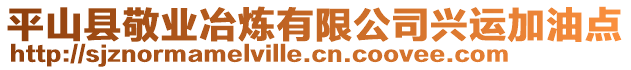 平山縣敬業(yè)冶煉有限公司興運(yùn)加油點(diǎn)