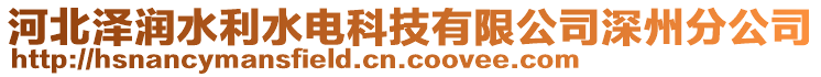 河北泽润水利水电科技有限公司深州分公司