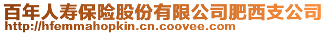 百年人寿保险股份有限公司肥西支公司