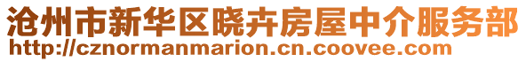 滄州市新華區(qū)曉卉房屋中介服務(wù)部