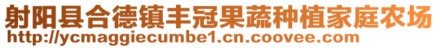 射陽縣合德鎮(zhèn)豐冠果蔬種植家庭農(nóng)場