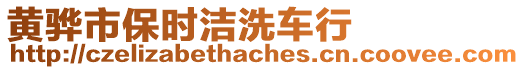 黃驊市保時潔洗車行