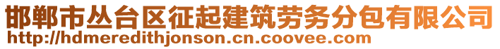 邯鄲市叢臺區(qū)征起建筑勞務(wù)分包有限公司