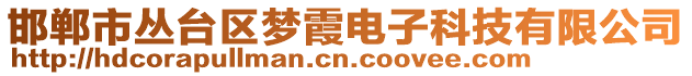 邯鄲市叢臺區(qū)夢霞電子科技有限公司