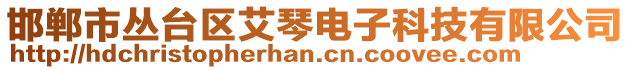 邯鄲市叢臺區(qū)艾琴電子科技有限公司