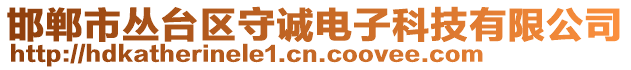 邯郸市丛台区守诚电子科技有限公司