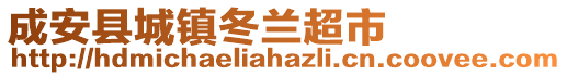 成安县城镇冬兰超市