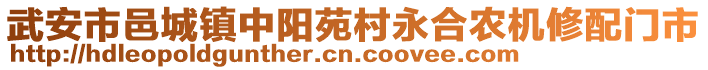 武安市邑城鎮(zhèn)中陽苑村永合農(nóng)機修配門市