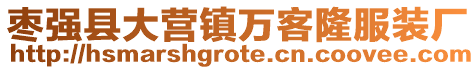 棗強縣大營鎮(zhèn)萬客隆服裝廠