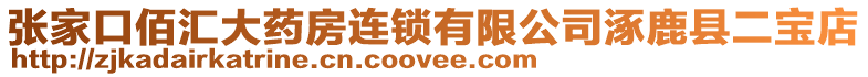 張家口佰匯大藥房連鎖有限公司涿鹿縣二寶店