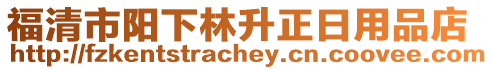 福清市陽下林升正日用品店