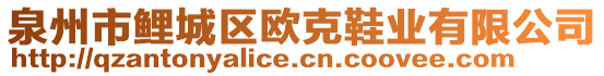 泉州市鯉城區(qū)歐克鞋業(yè)有限公司