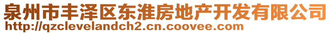 泉州市豐澤區(qū)東淮房地產(chǎn)開發(fā)有限公司