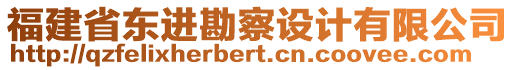 福建省東進(jìn)勘察設(shè)計有限公司