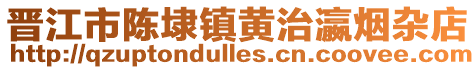 晉江市陳埭鎮黃治瀛煙雜店
