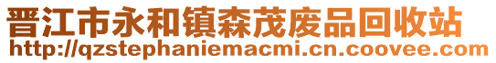 晉江市永和鎮森茂廢品回收站