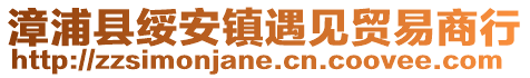 漳浦縣綏安鎮遇見貿易商行