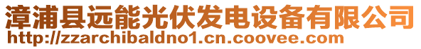 漳浦縣遠(yuǎn)能光伏發(fā)電設(shè)備有限公司