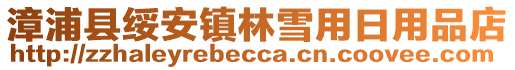 漳浦縣綏安鎮林雪用日用品店