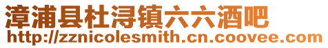 漳浦縣杜潯鎮六六酒吧