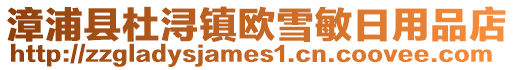 漳浦縣杜潯鎮歐雪敏日用品店