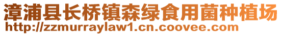 漳浦縣長橋鎮(zhèn)森綠食用菌種植場