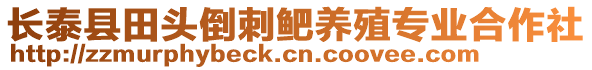 長泰縣田頭倒刺鲃養殖專業合作社