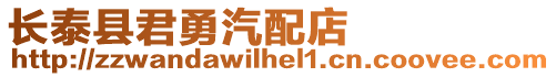 長泰縣君勇汽配店