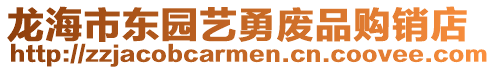 龍海市東園藝勇廢品購銷店