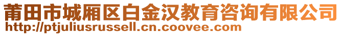 莆田市城廂區(qū)白金漢教育咨詢有限公司