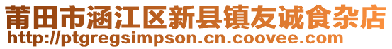 莆田市涵江區(qū)新縣鎮(zhèn)友誠食雜店