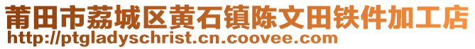 莆田市荔城区黄石镇陈文田铁件加工店