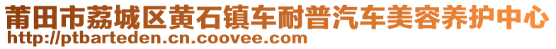 莆田市荔城區(qū)黃石鎮(zhèn)車耐普汽車美容養(yǎng)護(hù)中心