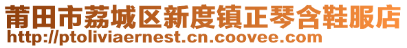 莆田市荔城區(qū)新度鎮(zhèn)正琴含鞋服店