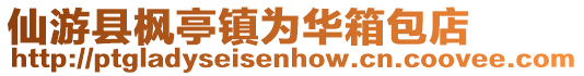 仙游縣楓亭鎮(zhèn)為華箱包店