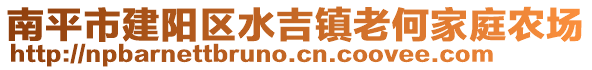 南平市建陽區(qū)水吉鎮(zhèn)老何家庭農場