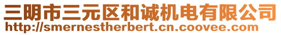 三明市三元區(qū)和誠機電有限公司