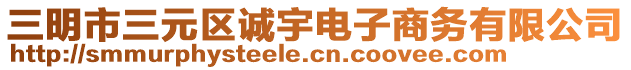 三明市三元區(qū)誠宇電子商務(wù)有限公司